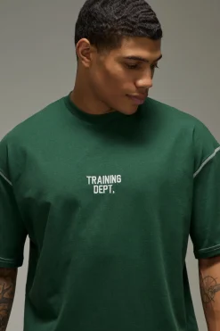 Training Dept. T-shirt Oversize À Surpiqûres Contrastées Training Dept<Femme Tout Afficher|Tout Afficher Activewear