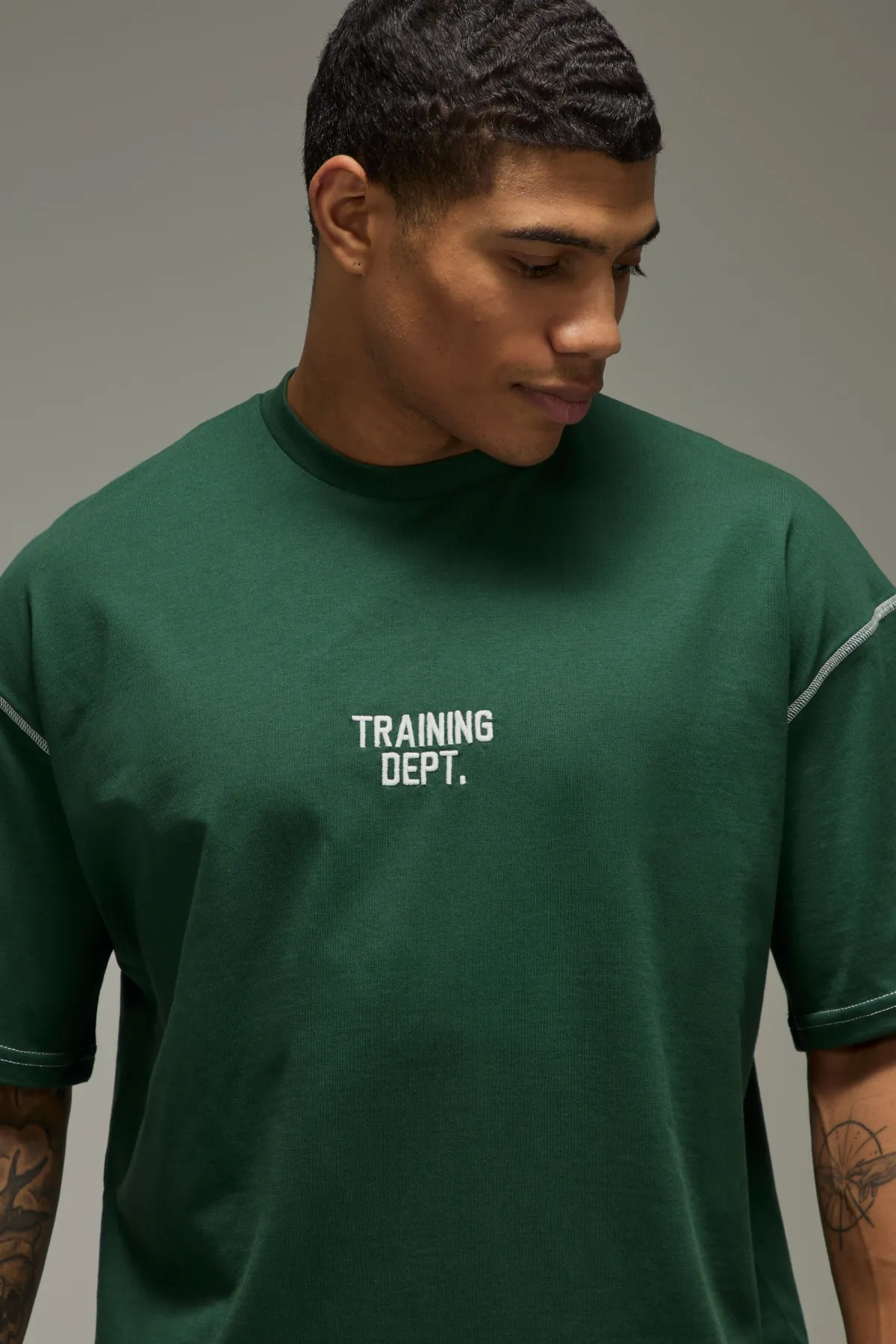 Training Dept. T-shirt Oversize À Surpiqûres Contrastées Training Dept<Femme Tout Afficher|Tout Afficher Activewear