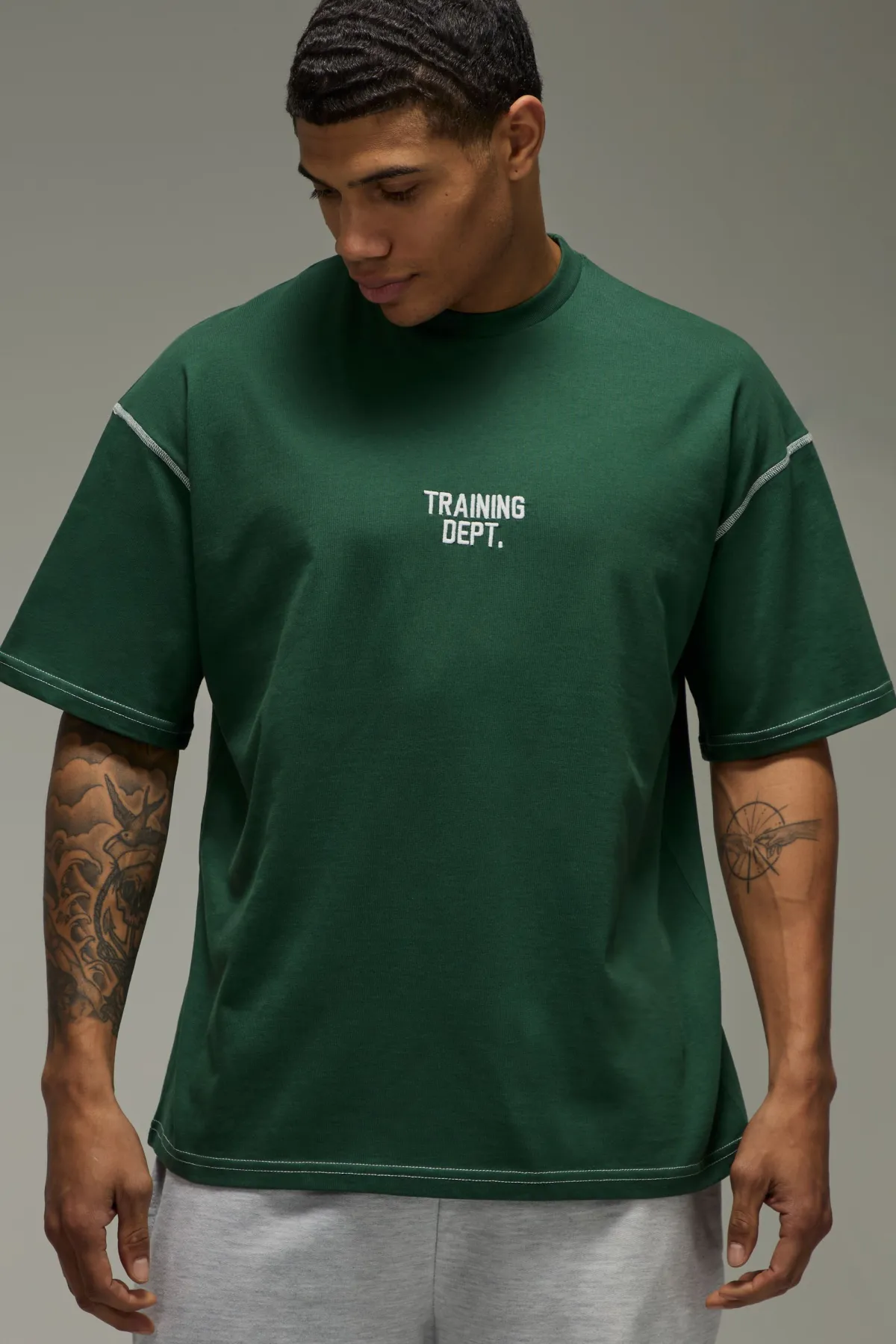 Training Dept. T-shirt Oversize À Surpiqûres Contrastées Training Dept<Femme Tout Afficher|Tout Afficher Activewear