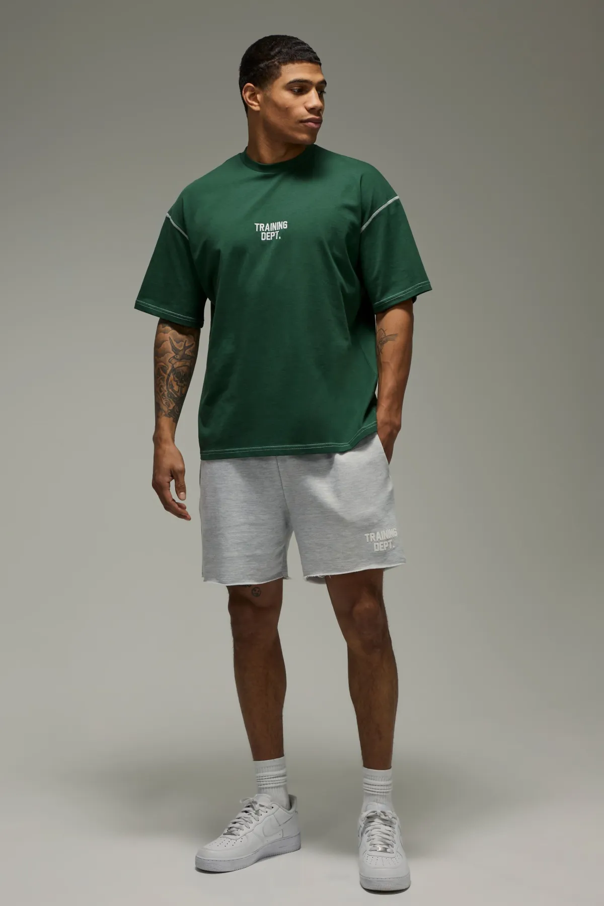 Training Dept. T-shirt Oversize À Surpiqûres Contrastées Training Dept<Femme Tout Afficher|Tout Afficher Activewear