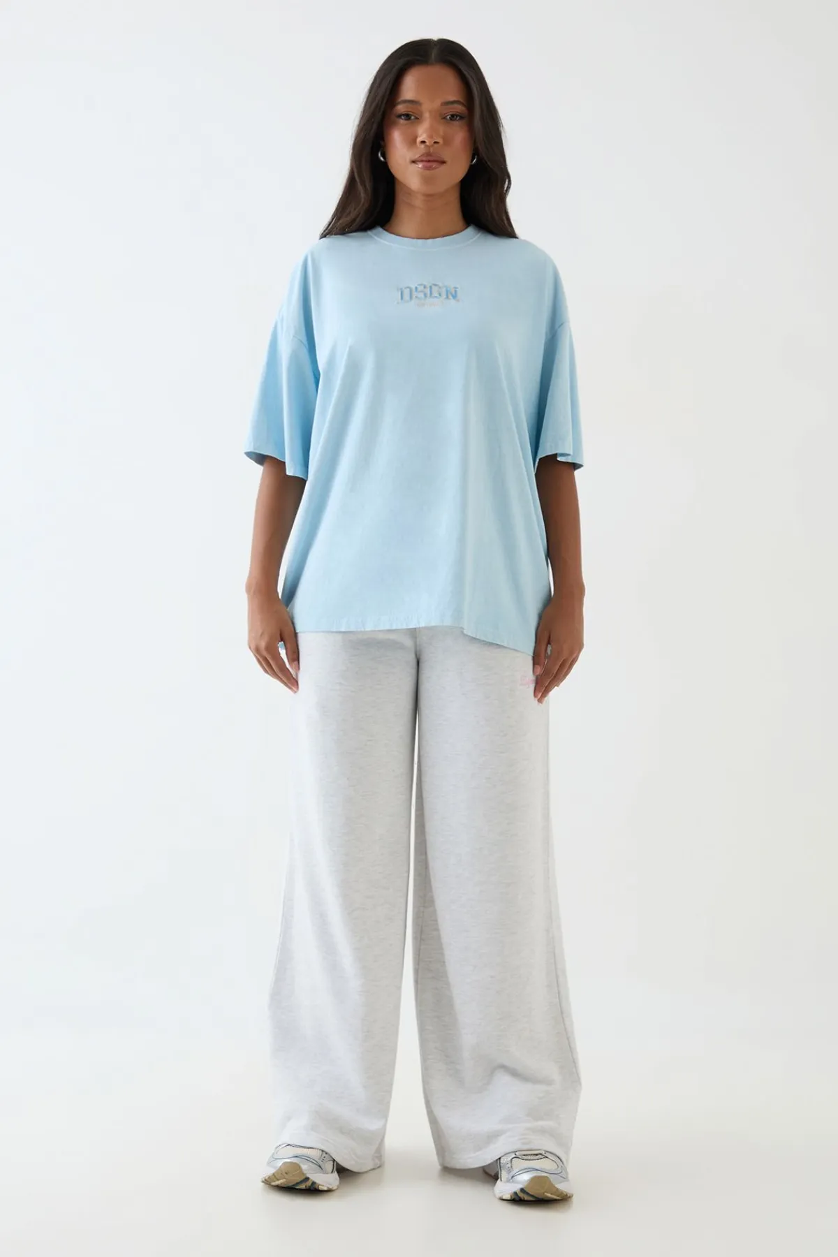 DSGN Studio T-shirt Oversize Surteint Brodé<Femme Dsgn Studio|Athleisure
