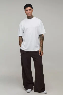 T-shirt Oversize Tall Blanc À Imprimé Camouflage Étoilé