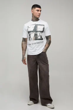 boohooMAN T-shirt Oversize Tall Imprimé Licence The Cranberries<Homme Tout Afficher|Tout Afficher