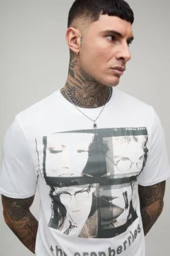 boohooMAN T-shirt Oversize Tall Imprimé Licence The Cranberries<Homme Tout Afficher|Tout Afficher