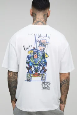 T-Shirt Oversize Tall sous Licence Disney Toy Story