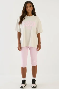 DSGN Studio T-shirt Oversize Teint À Imprimé Floral Ditsy Style Universitaire<Femme Dsgn Studio|Athleisure