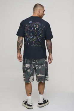 T-shirt Oversize The Cure À Délavage Acide Avec Impression Graphique Sous Licence