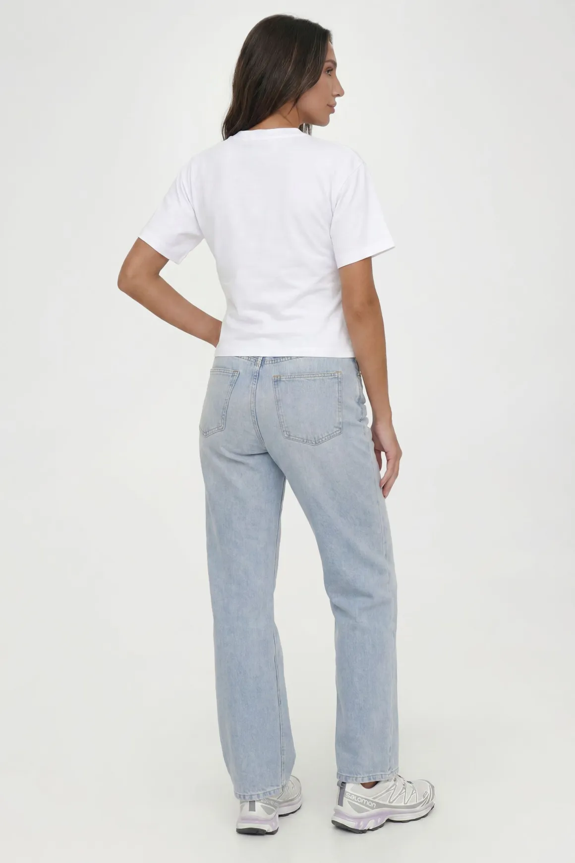 T-shirt Petite Col V Taille Cintrée