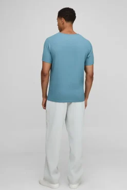 T-shirt plissé ajusté
