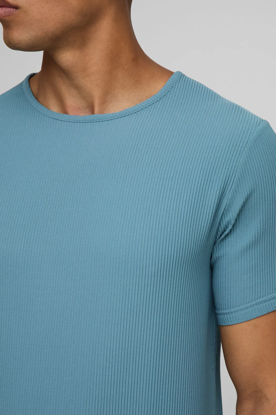 T-shirt plissé ajusté
