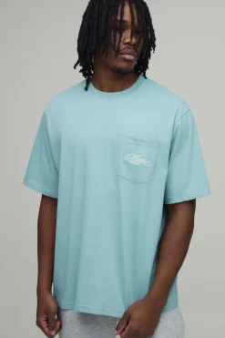 T-shirt À Poche Coupe Décontractée Tall Man