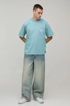 T-shirt À Poche Coupe Décontractée