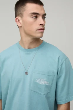 T-shirt À Poche Coupe Décontractée