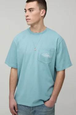 T-shirt À Poche Coupe Décontractée