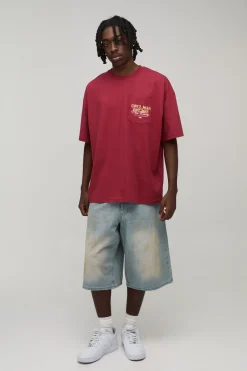 boohooMAN T-shirt À Poche Oversize De Luxe Official Man<Homme T-Shirts Impriméstendances|T-Shirts