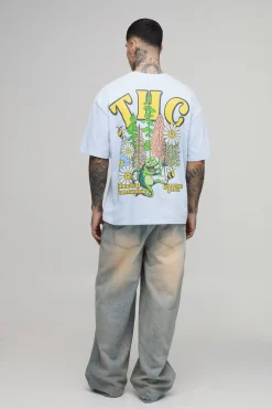 boohooMAN T-shirt À Poche Surdimensionné Cactus Édition Collector Tall<Homme Tout Afficher|Tout Afficher