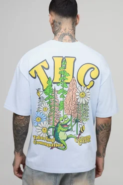 boohooMAN T-shirt À Poche Surdimensionné Cactus Édition Collector Tall<Homme Tout Afficher|Tout Afficher