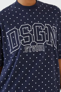 DSGN Studio T-shirt À Pois<Femme Pois|Dsgn Studio