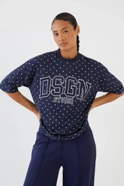 DSGN Studio T-shirt À Pois<Femme Pois|Dsgn Studio