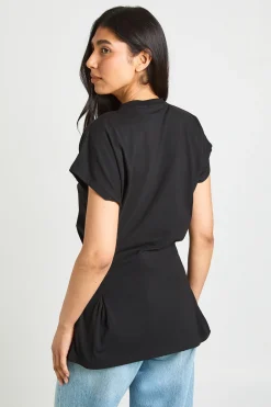 T-shirt Péplum Taille Plissée Tall