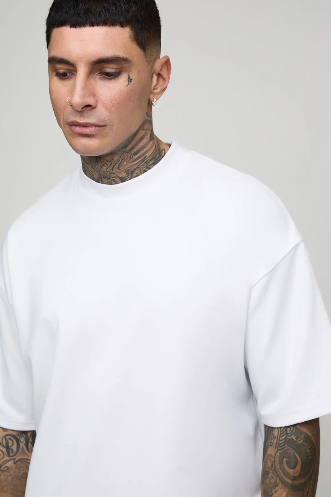 T-shirt Premium Super Lourd Surdimensionné