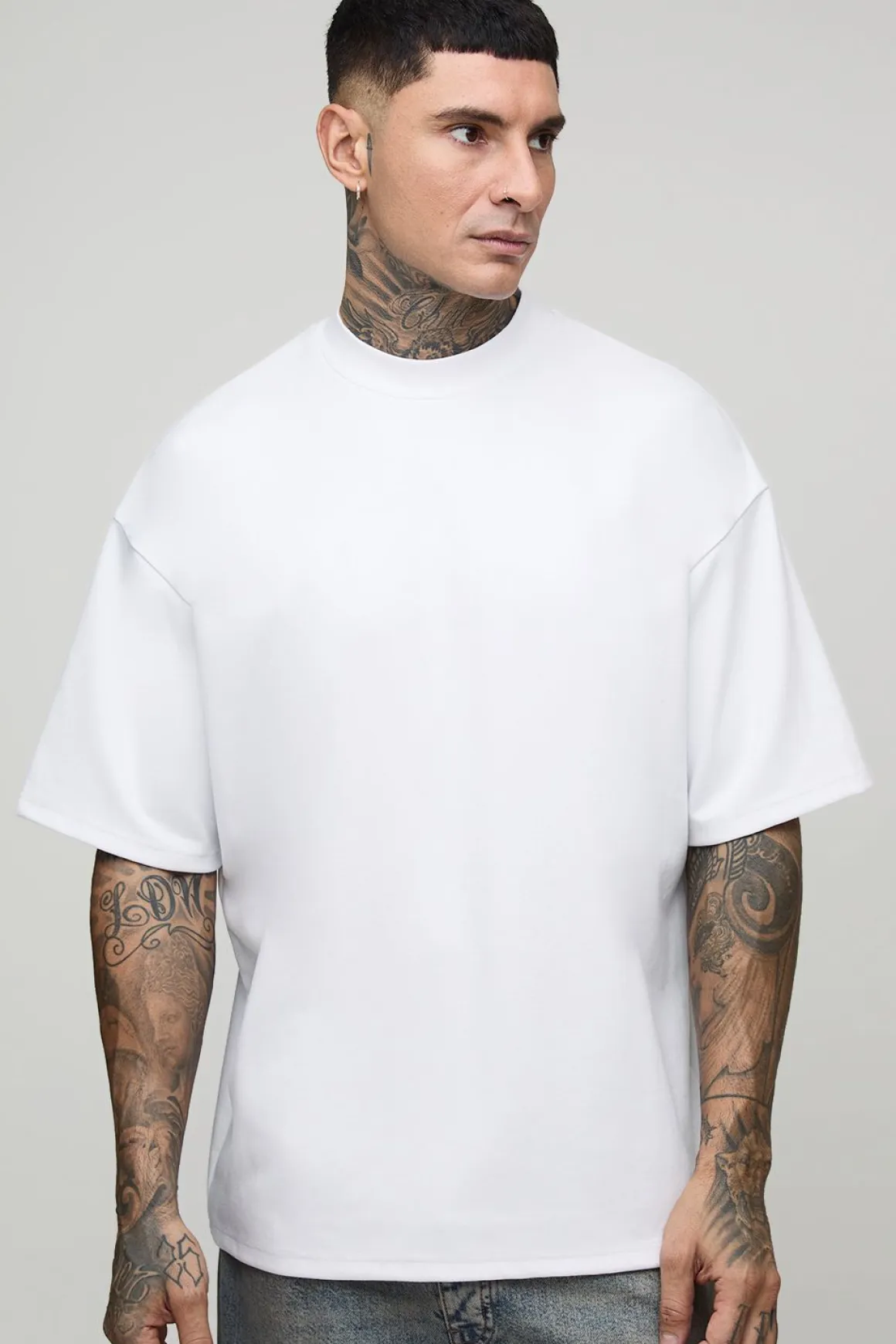 T-shirt Premium Super Lourd Surdimensionné