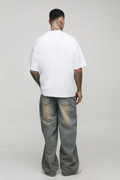 T-shirt Premium Super Lourd Surdimensionné