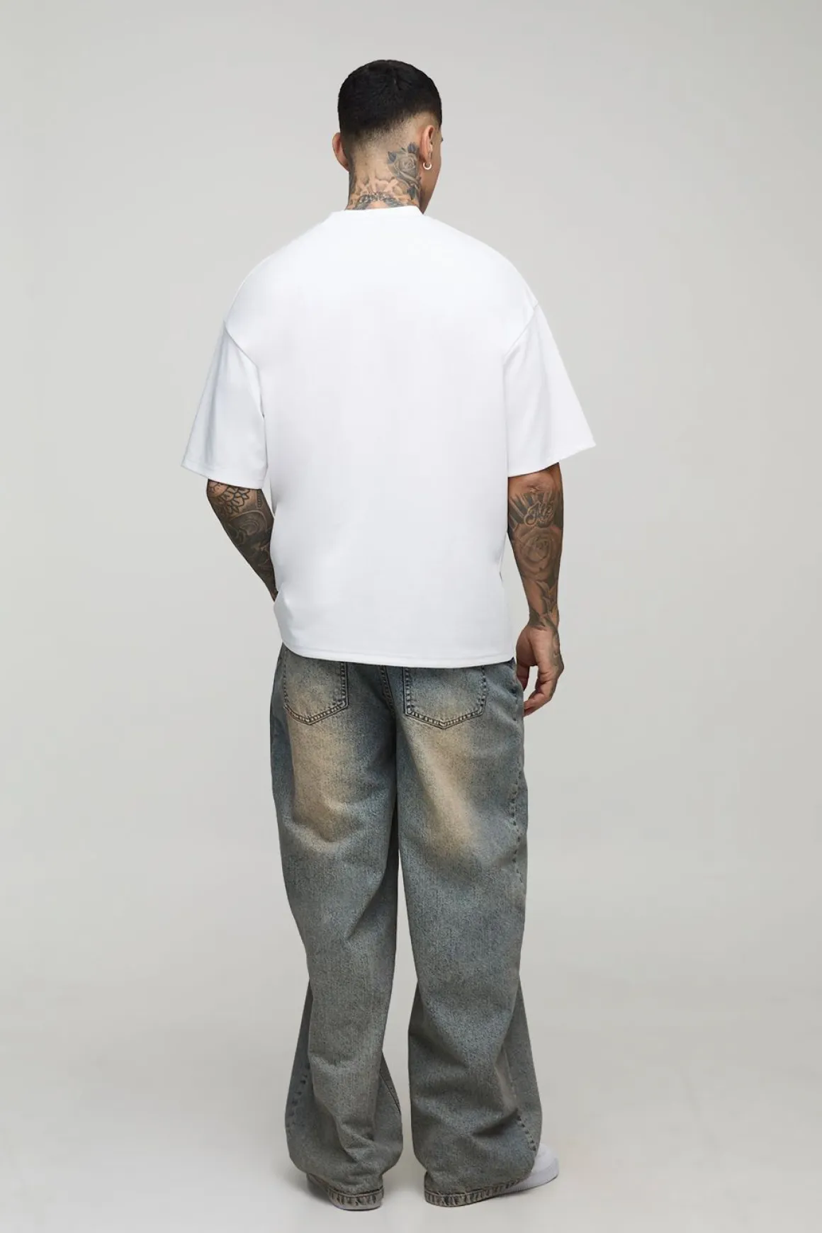T-shirt Premium Super Lourd Surdimensionné