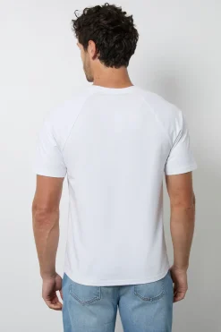 T-shirt Raglan Blanc Épais