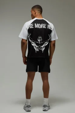T-shirt Raglan Oversize À Manches Mi-longues One More Rep