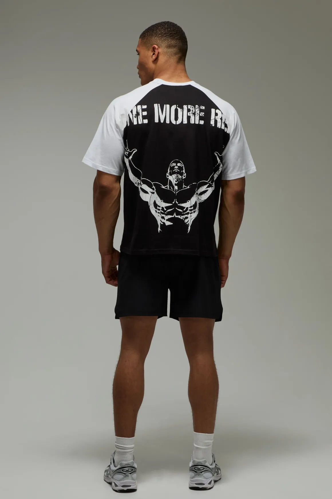 T-shirt Raglan Oversize À Manches Mi-longues One More Rep