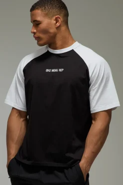 T-shirt Raglan Oversize À Manches Mi-longues One More Rep