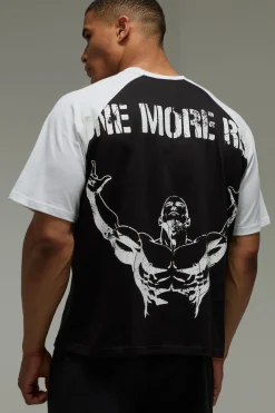 T-shirt Raglan Oversize À Manches Mi-longues One More Rep