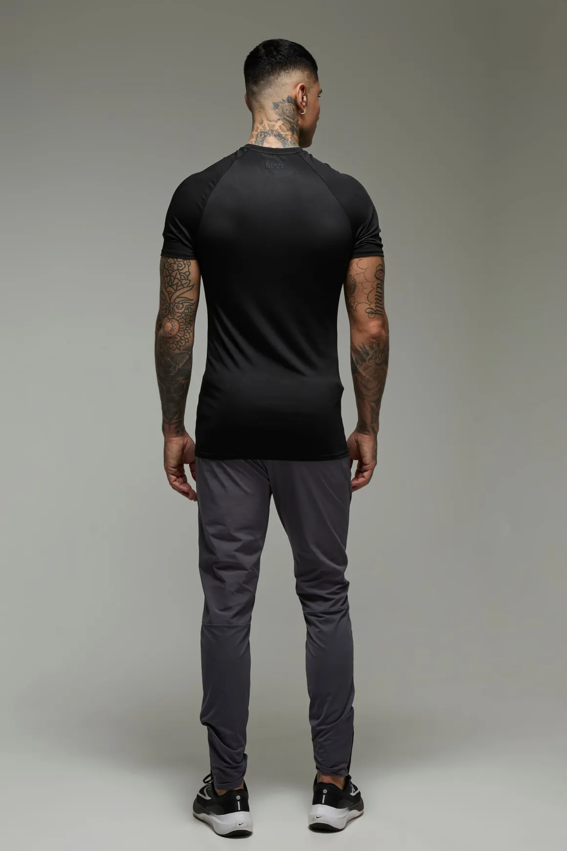 T-shirt Raglan Tall Man Active Essentials Légers pour la Gym en Coupe Musclée