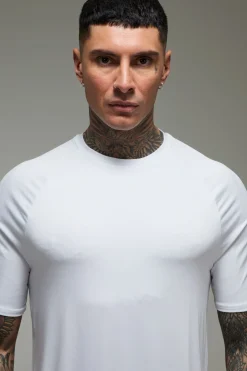 T-shirt raglan Tall Man Active Lightweight Essentials Gym Coupe régulière