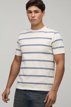 T-shirt Rayé Coupe Ajustée