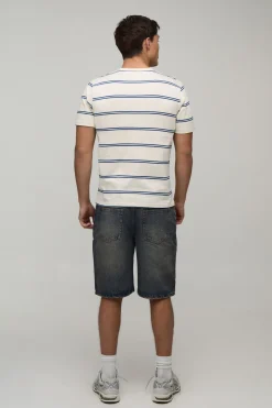 T-shirt Rayé Coupe Ajustée