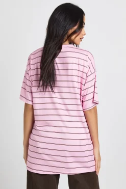 boohoo T-Shirt Rayé Doux London Soho Lane<Femme Looks Preppy|Tops