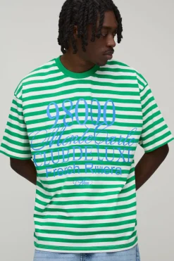 T-shirt À Rayures Manches Courtes Monte Carlo