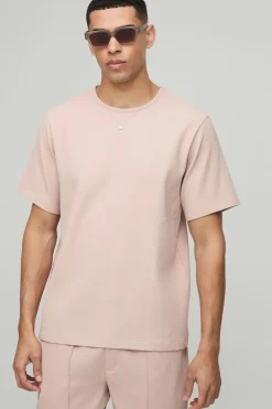 T-shirt Regular Fit Plissé