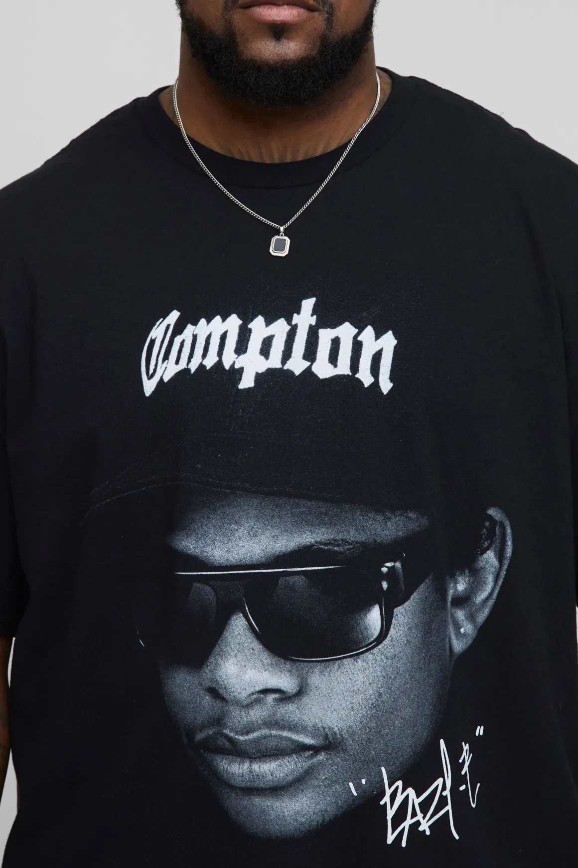 T-shirt Regular Fit Plus Easy-E License Print