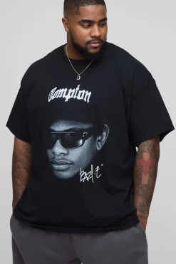 T-shirt Regular Fit Plus Easy-E License Print