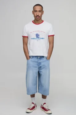 T-shirt Ringer Boxy Raccourci Édition Collector Worldwide