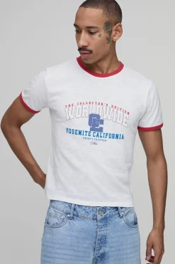 T-shirt Ringer Boxy Raccourci Édition Collector Worldwide