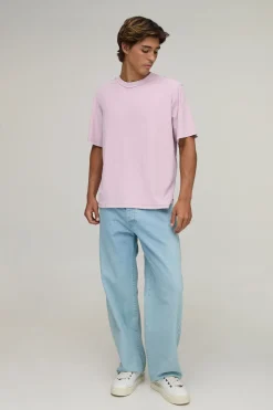 boohooMAN T-shirt Oversize Coupe Boxy Imprimé Colonne Vertébrale Coutures Apparentes<Homme T-Shirts Impriméstendances|T-Shirts