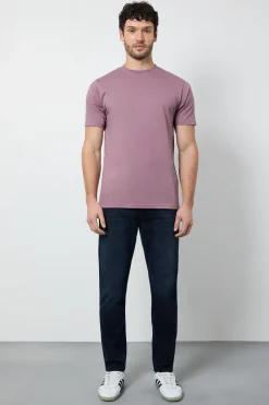 Burton T-Shirt Rose Foncé Uni Col Rond<Homme T-Shirts