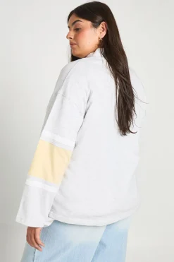 boohoo T-Shirt Rugby à Col Grande Taille<Femme Tops