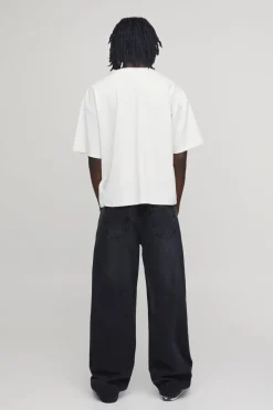 T-shirt Scuba Oversize À Coupe Boxy Imprimé Floral