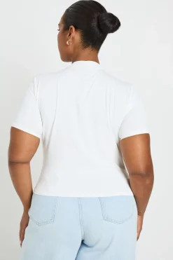 T-shirt Seconde Peau Col Rond Grande Taille Pour Tous Les Jours
