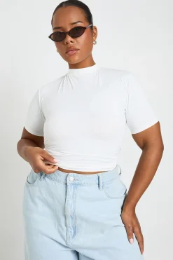 T-shirt Seconde Peau Col Rond Grande Taille Pour Tous Les Jours